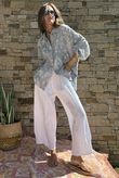 Hush Pillow Cotton Bandana B Boyfriend Shirt Cloud Grey